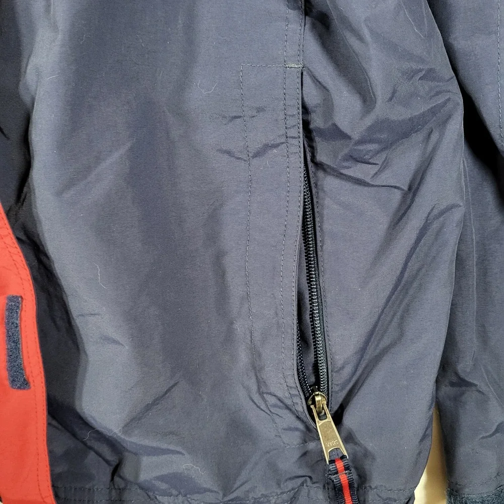 L.L. Bean Men's Large Blue Red Trim 3-in-1 Jacket Extra Zipper for Fleece Lining - Picture 5 of 11